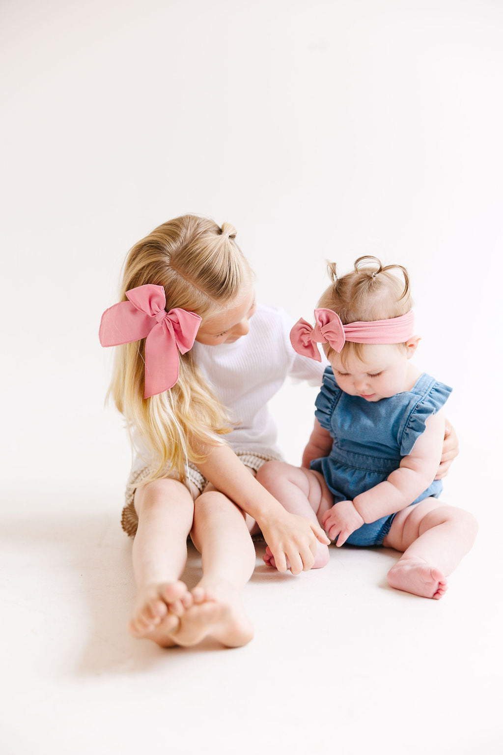 Hot Pink Solid Oversized Bow