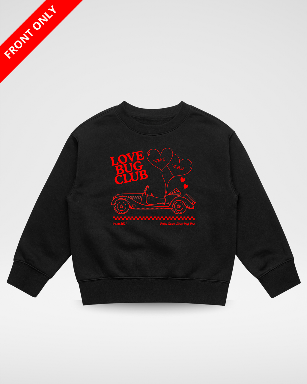 THE LOVE BUG CLUB TEE - CREWNECK (FRONT ONLY)