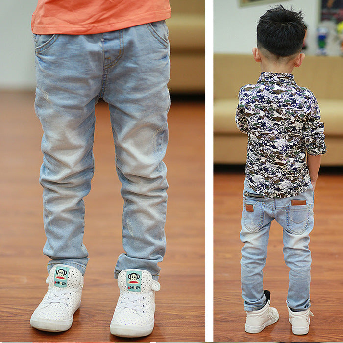 Boys light denim pants