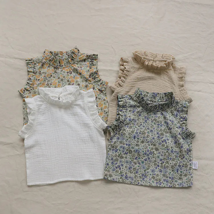Floral Toddler Girl Summer T-shirt