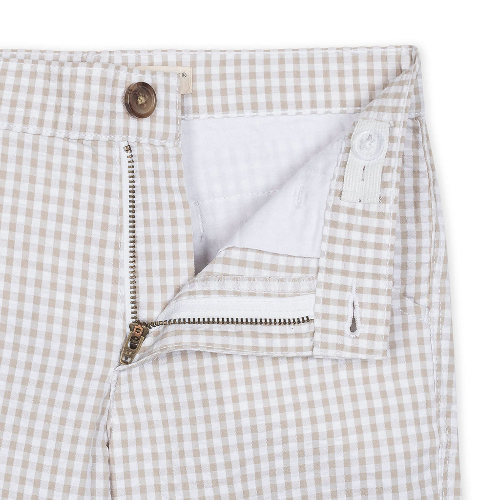 Tan Striped Short