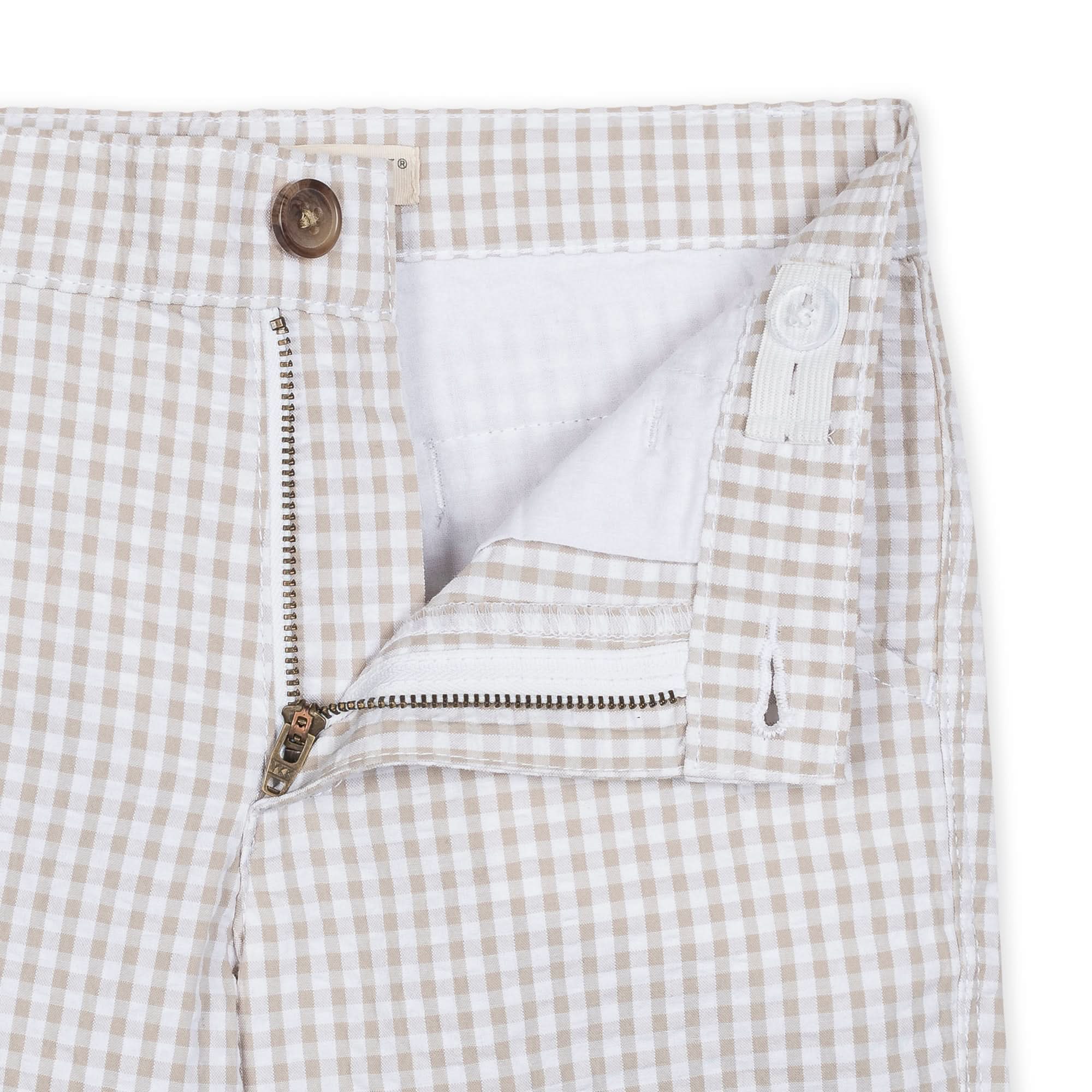 Tan Striped Short