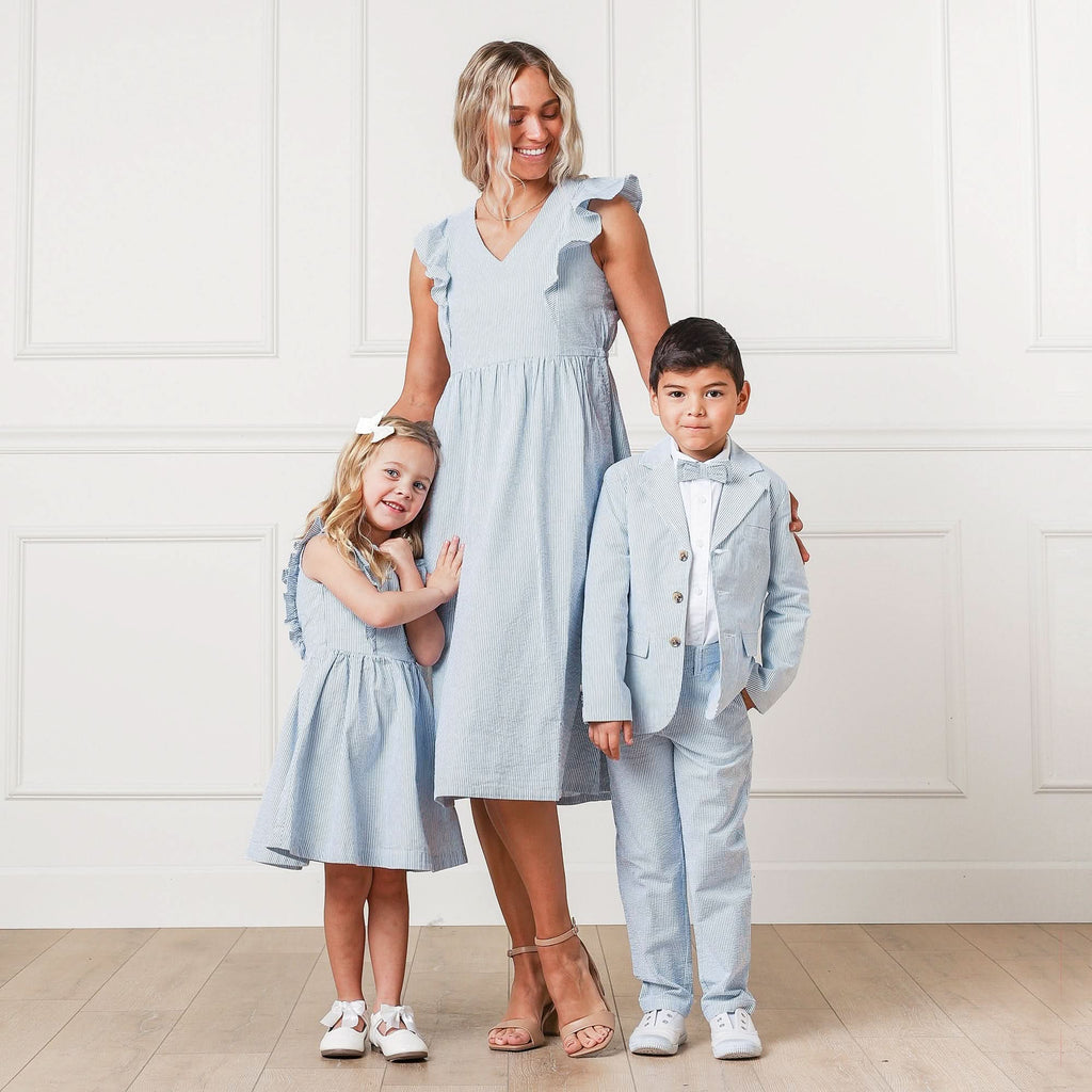 Organic Seersucker Suit Jacket