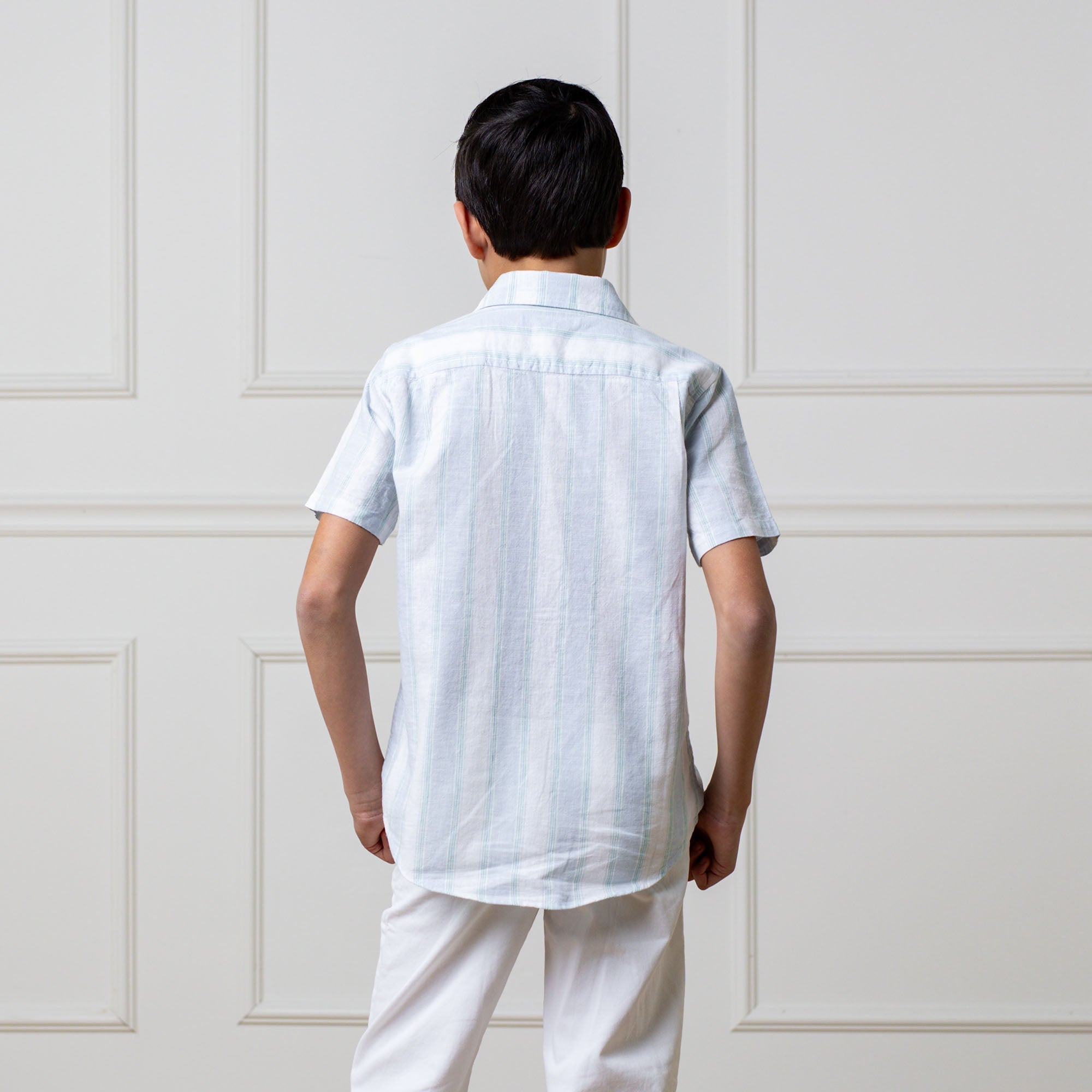 Linen Short Sleeve Button Down Shirt