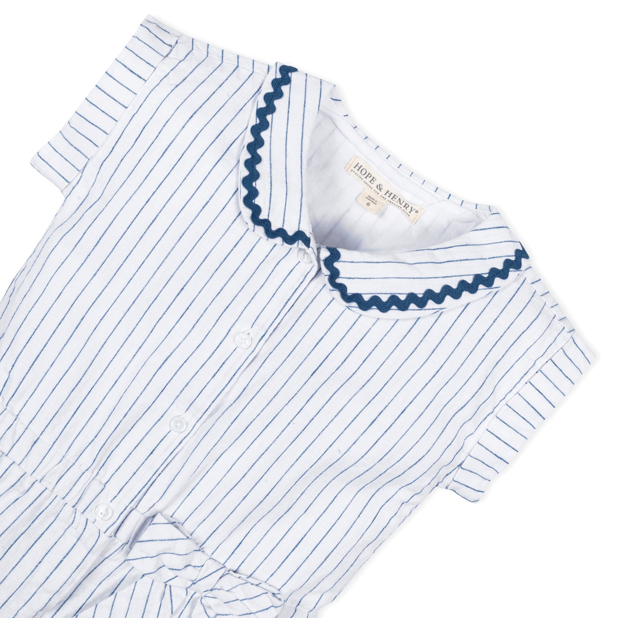 Linen Collared Romper