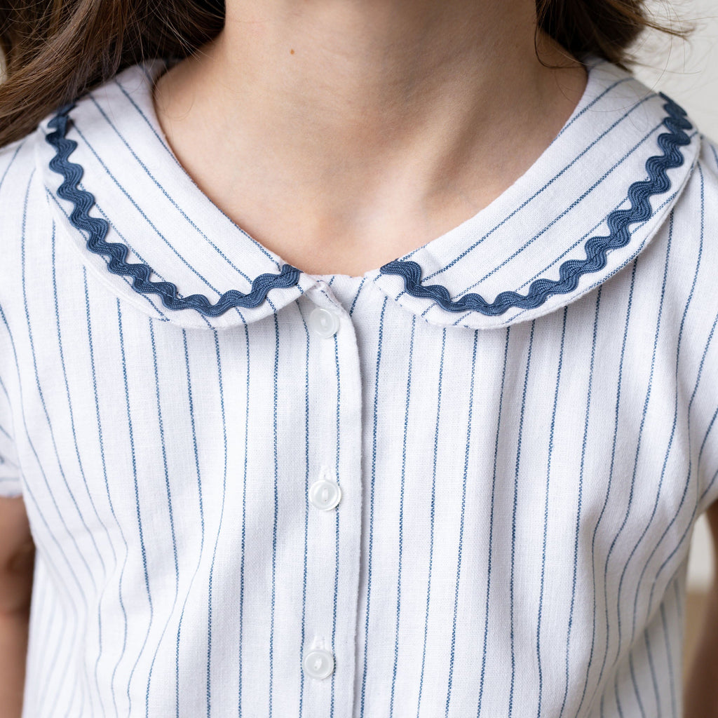 Linen Collared Romper