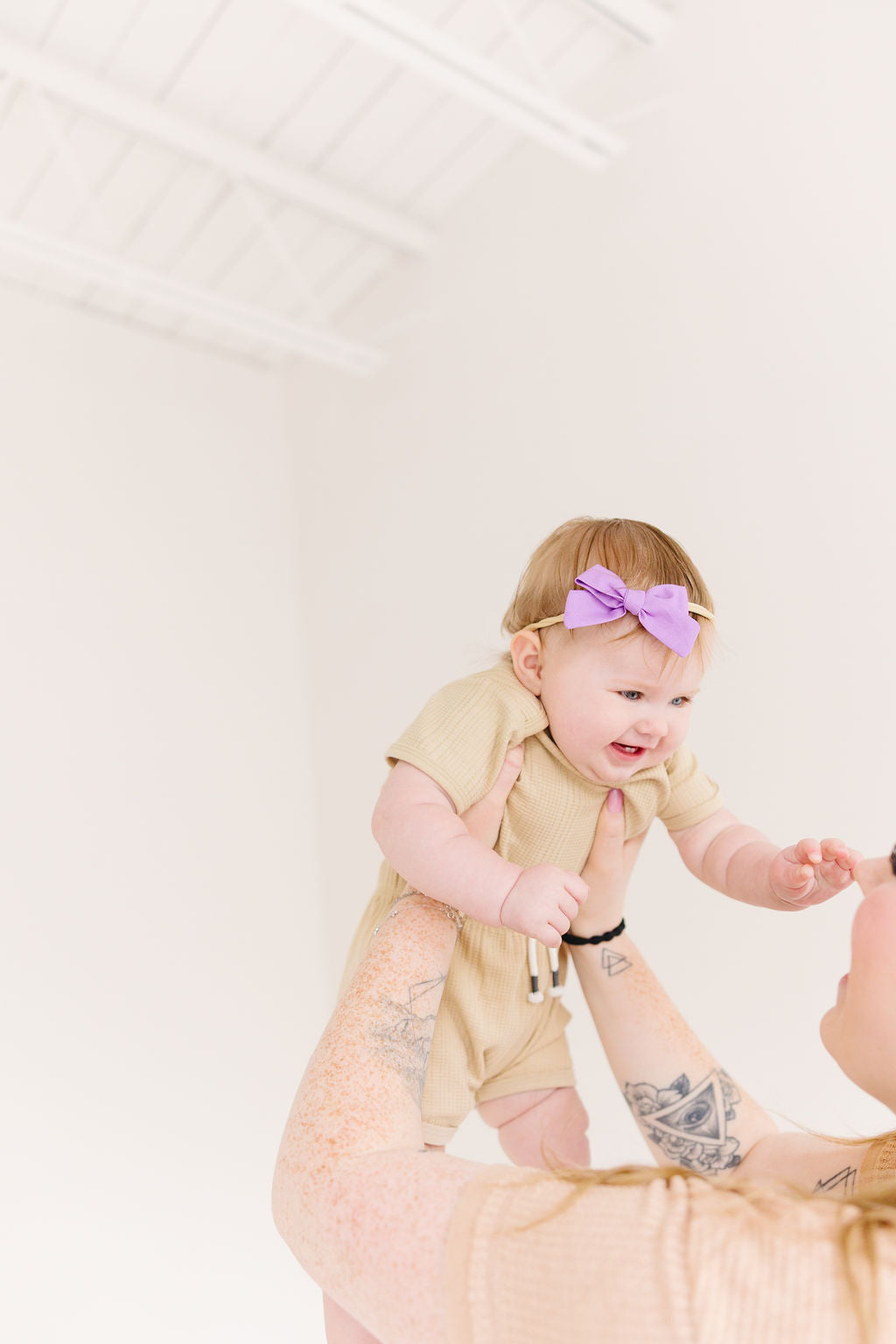 Pink Mini Pinwheel Bow