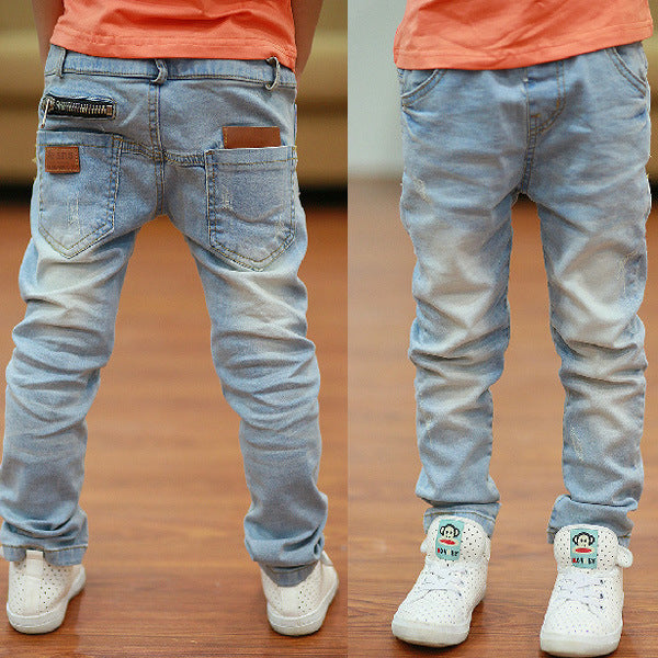 Boys light denim pants