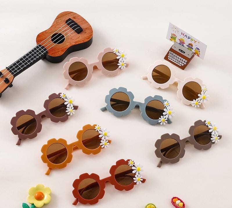 Retro Flower-Shaped Sunglasses for Kids | Daisy Bloom