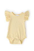 Butter Yellow Flutter Bodysuit