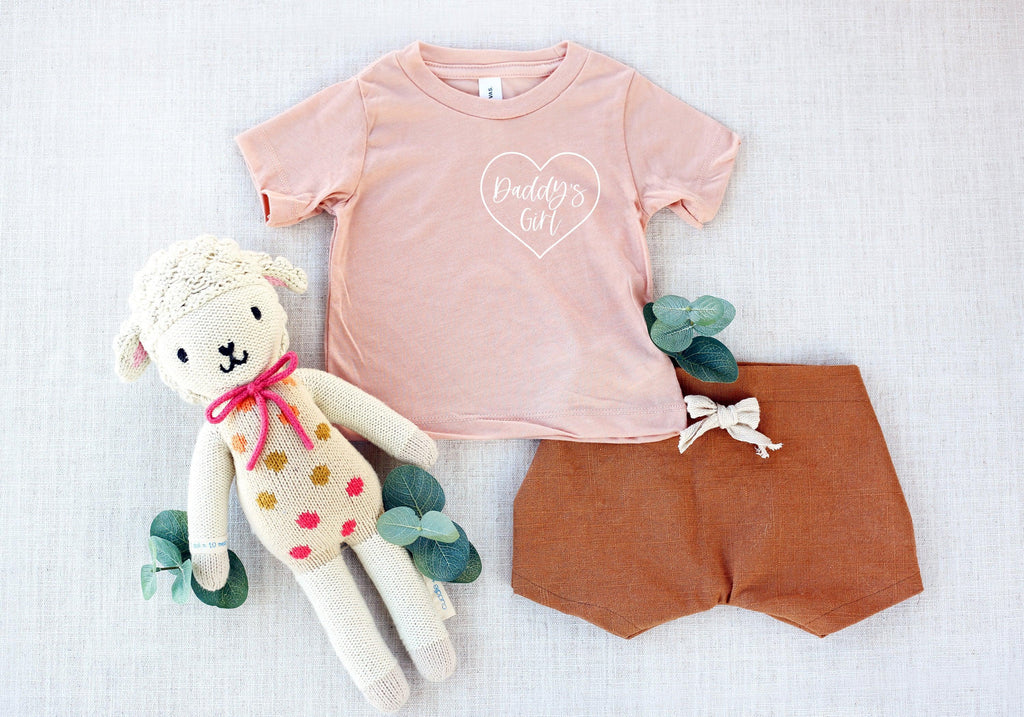 Daddy's Girl Heart Around Baby And Toddler T Shirt