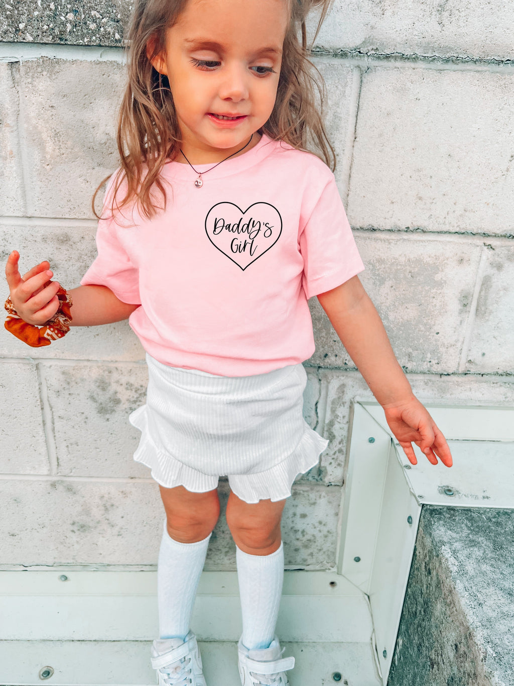 Daddy's Girl Heart Around Baby And Toddler T Shirt