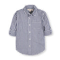 Organic Stretch Poplin Roll-Up Shirt