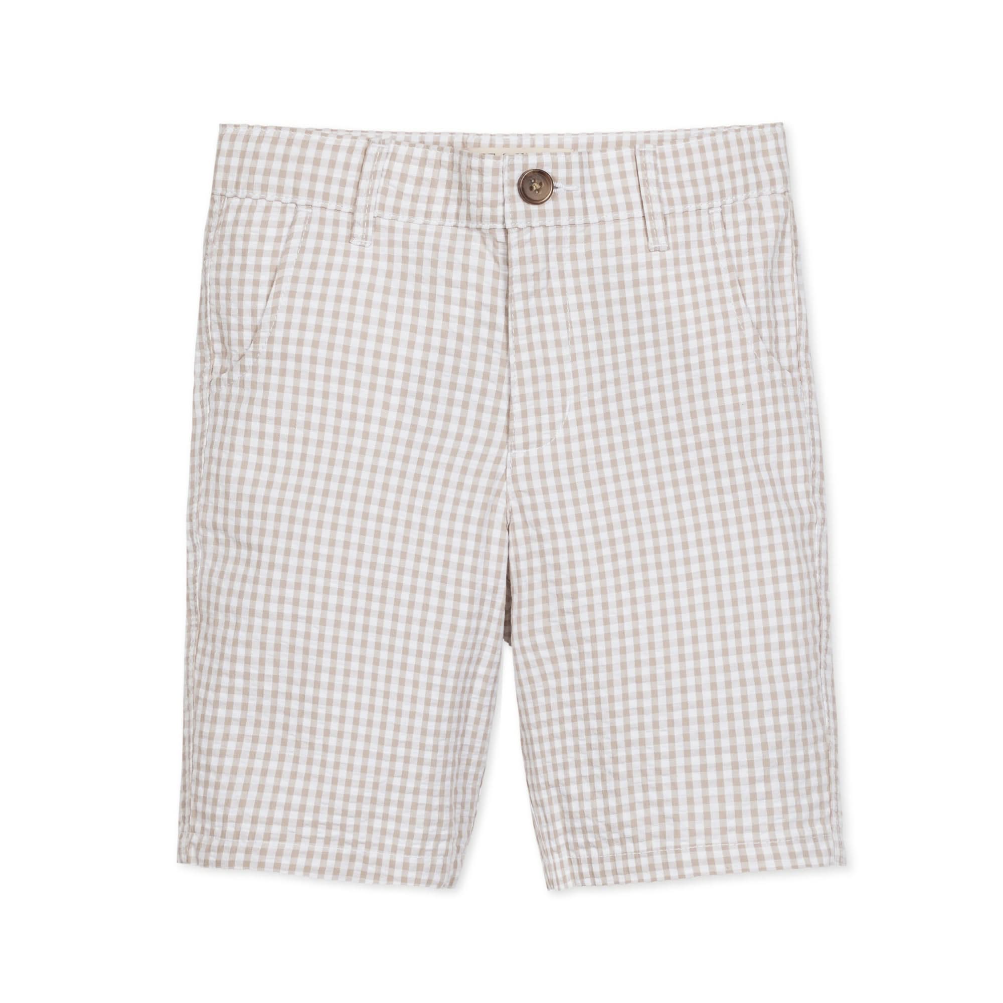 Tan Striped Short