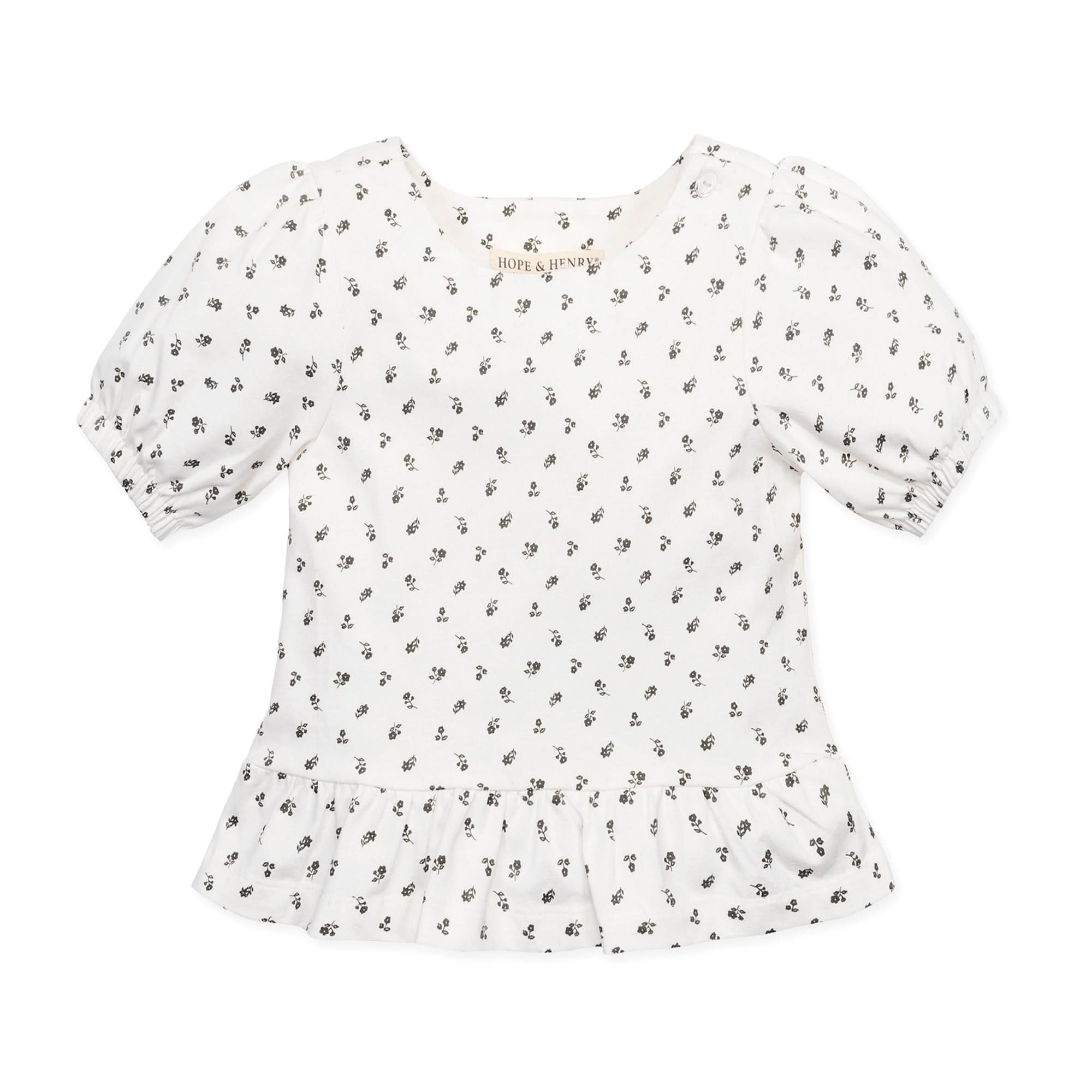 Knit Peplum Top