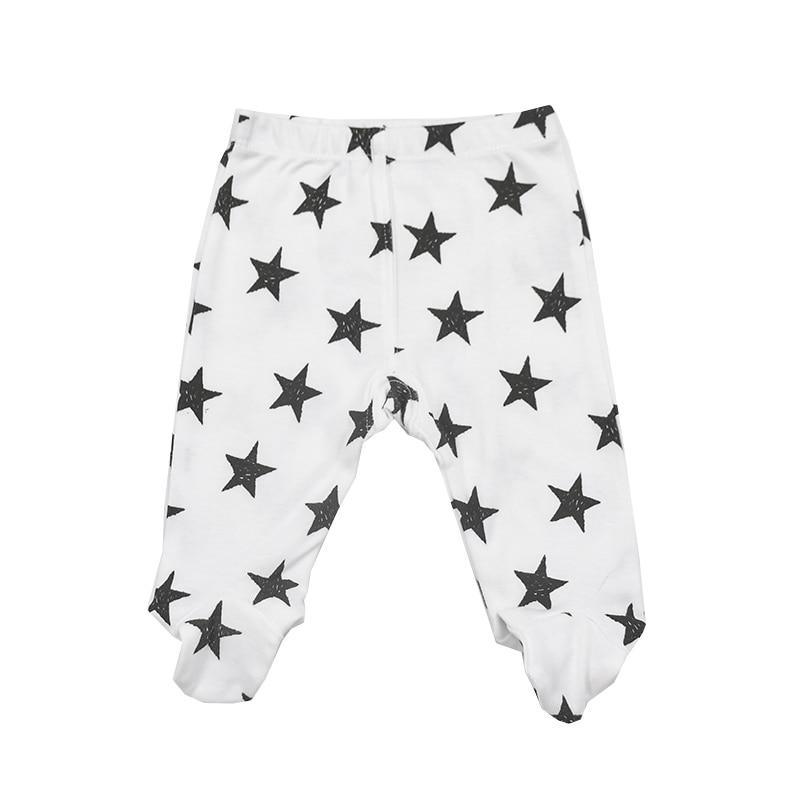 Baby Trousers 0-18 Month Cotton Cute Printed Spring Autumn Unisex Casual Footed Baby Boys Pant Infant Girl Pants Newborn Trouser