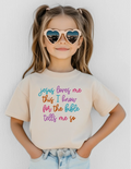 Jesus Loves Me Shirt for Kids & Toddlers | Christian Baby Tee | Faith Based Toddler T-Shirt | Child Bible Verse Tee