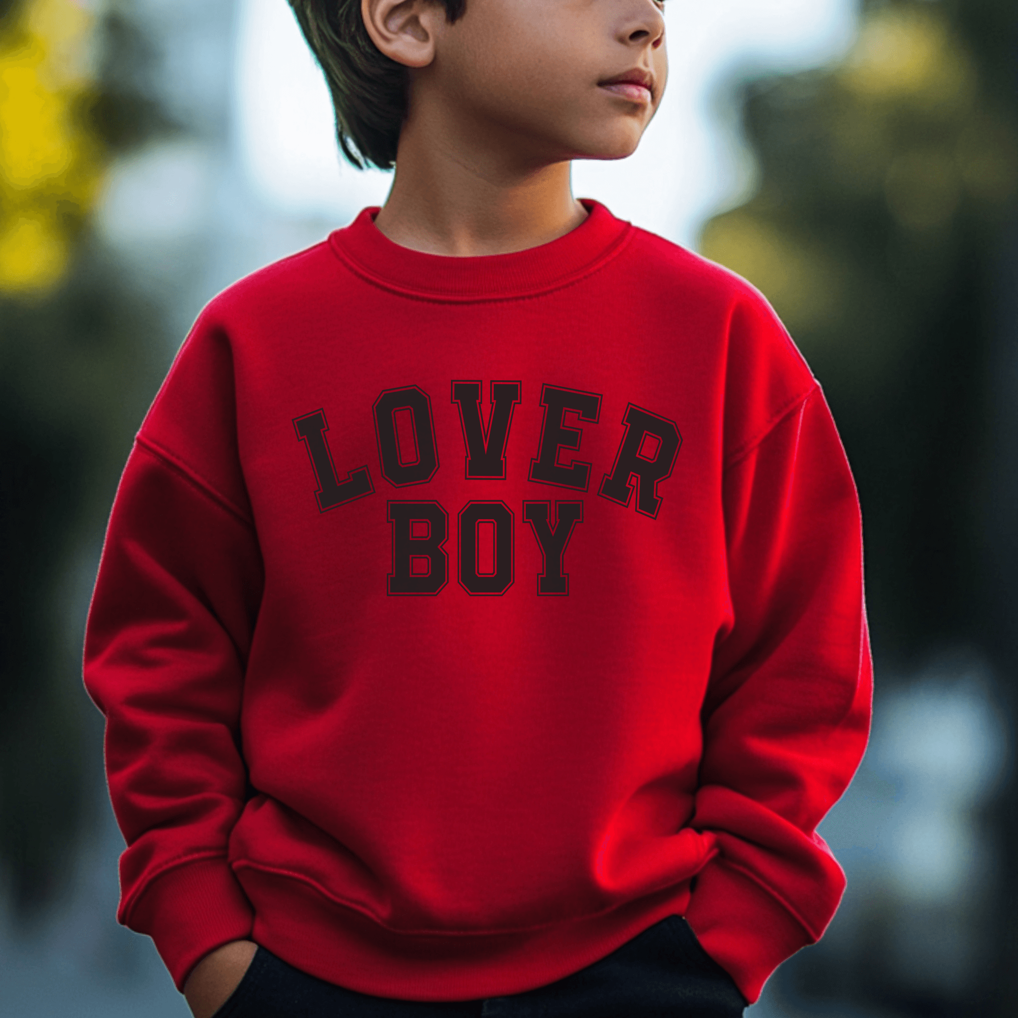 Lover Boy Toddler Sweatshirt | Lover Boy Kids Crewneck | Valentine’s Day Child Sweatshirt | Cute Boys Valentine Outfit