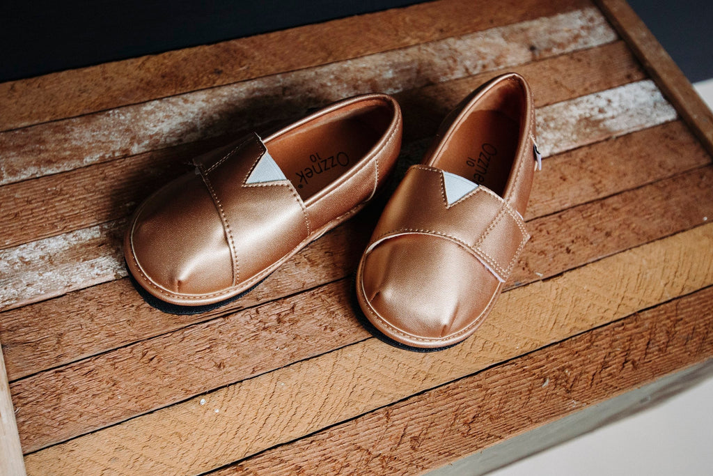 Gold Slip-on Shoe