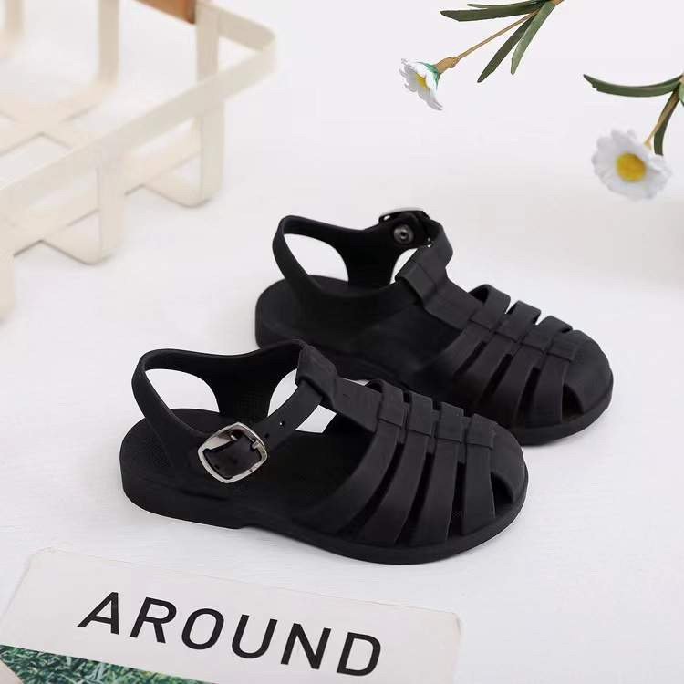 Kids Jelly Sandals – Waterproof, Wide Toe | Roman Style