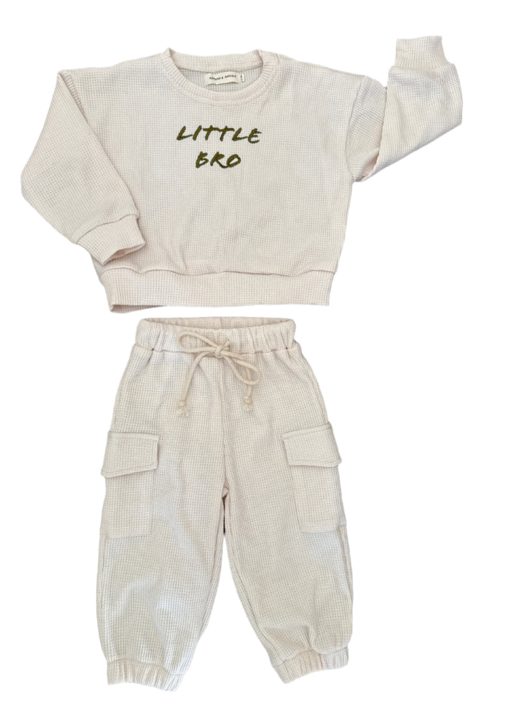 Little Brother Jogger Set | Baby & Toddler Matching Sibling Outfits