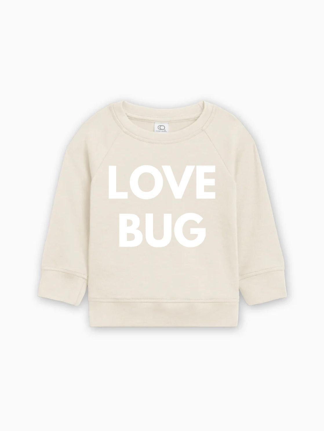 Love Bug Organic Cotton Baby & Toddler Valentine Day Pullover