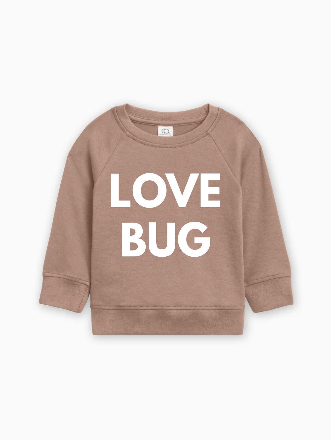 Love Bug Organic Cotton Baby & Toddler Valentine Day Pullover