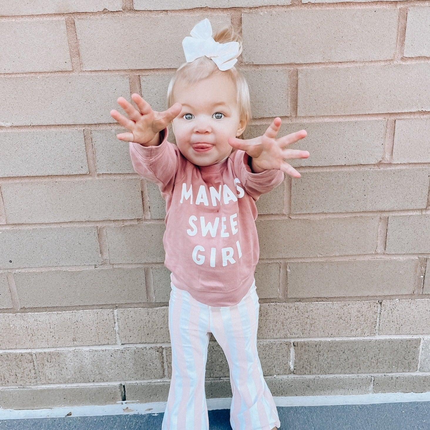 Mama's Sweet Girl Valentines Day Baby & Toddler Organic Cotton Pullover