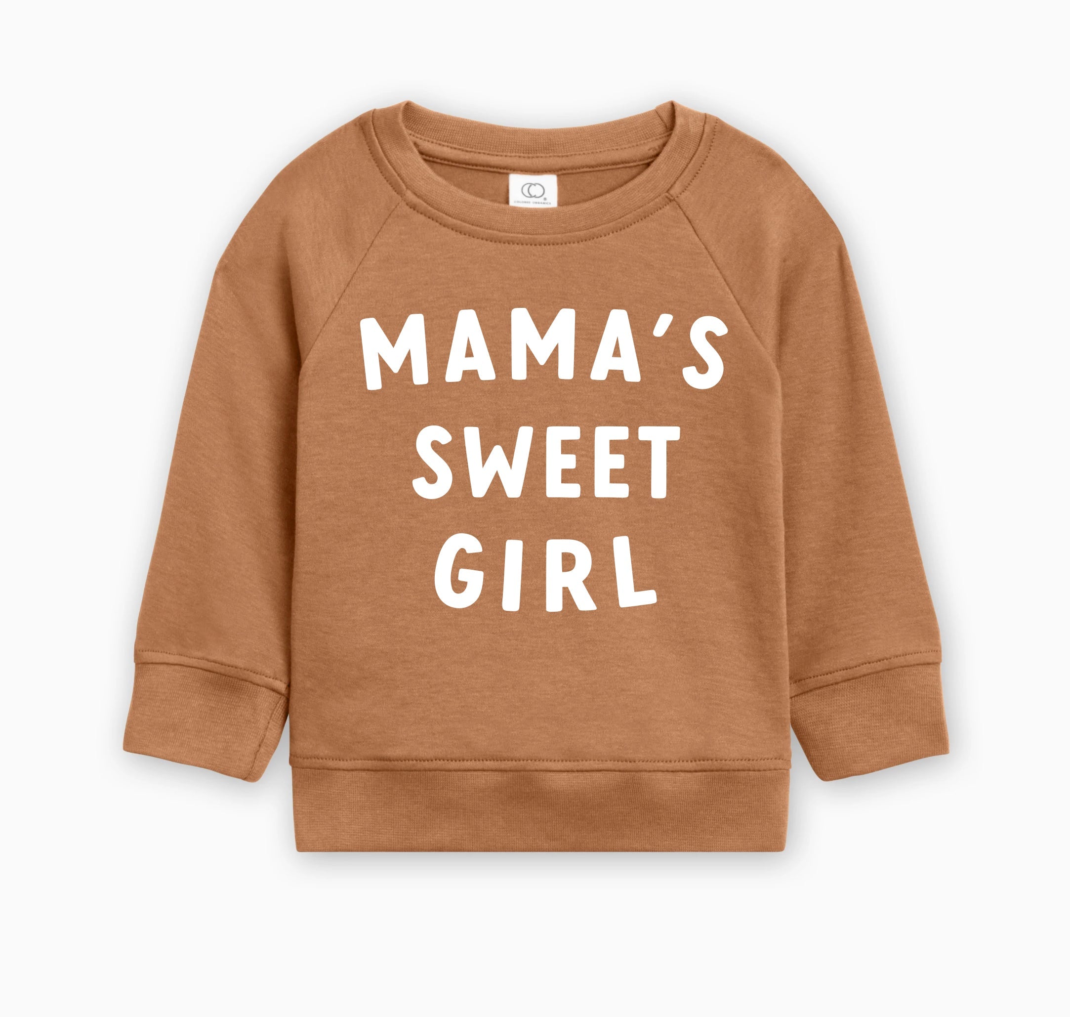 Mama's Sweet Girl Valentines Day Baby & Toddler Organic Cotton Pullover
