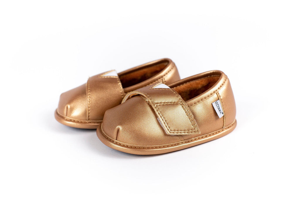 Gold Slip-on Shoe