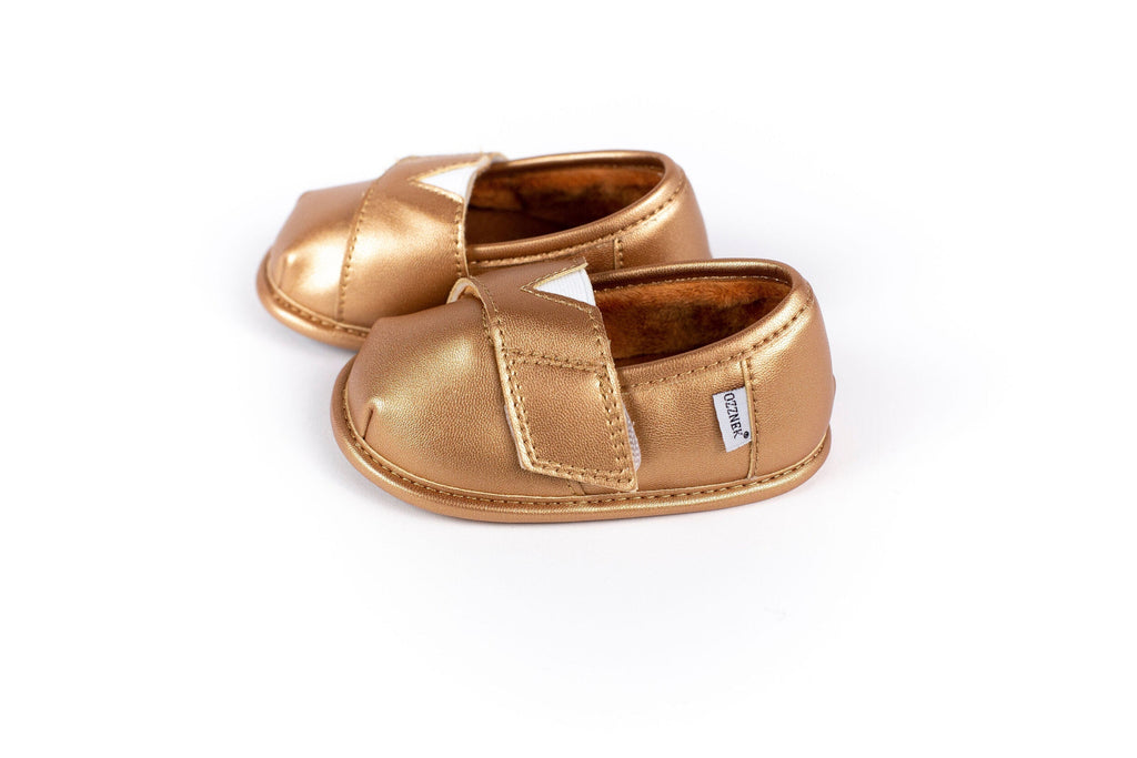 Gold Slip-on Shoe