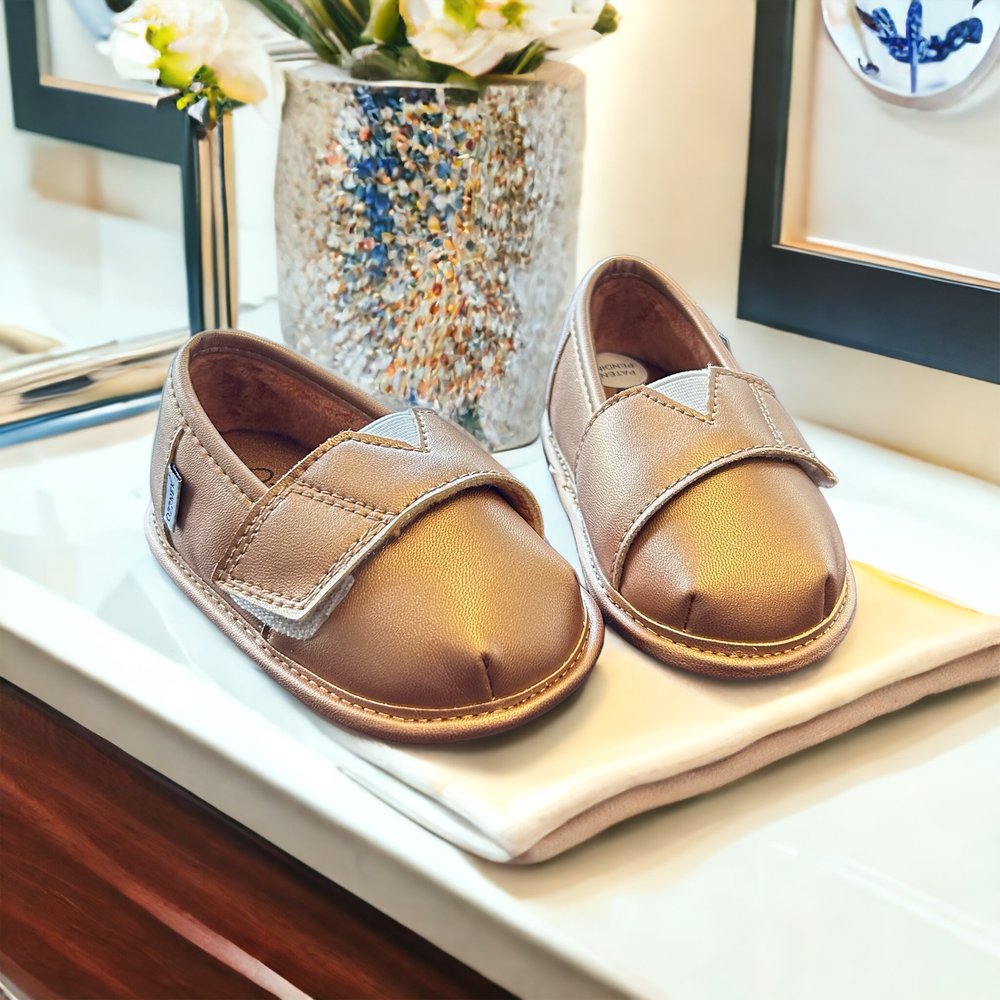 Gold Slip-on Shoe
