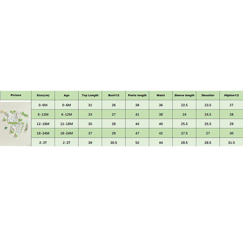 Baby Toddler Girls 3Pcs St. Patrick's Day Outfit Bow Four Leaf Clover Shamrock Print Crew Neck Long Sleeve Top Long Pants Headband Jogger Set