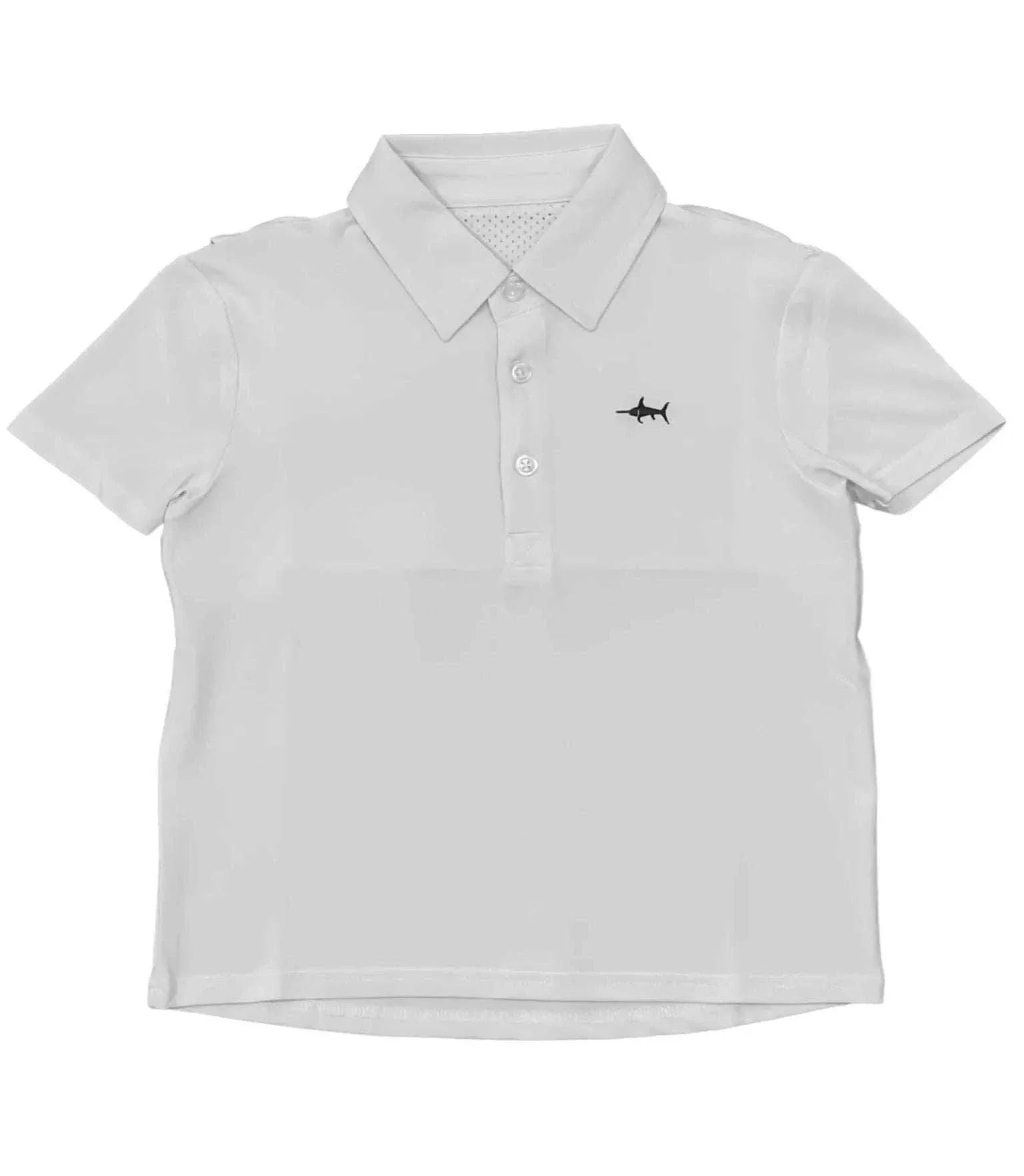 Saltwater Boys Company - White Offshore Fishing Polo