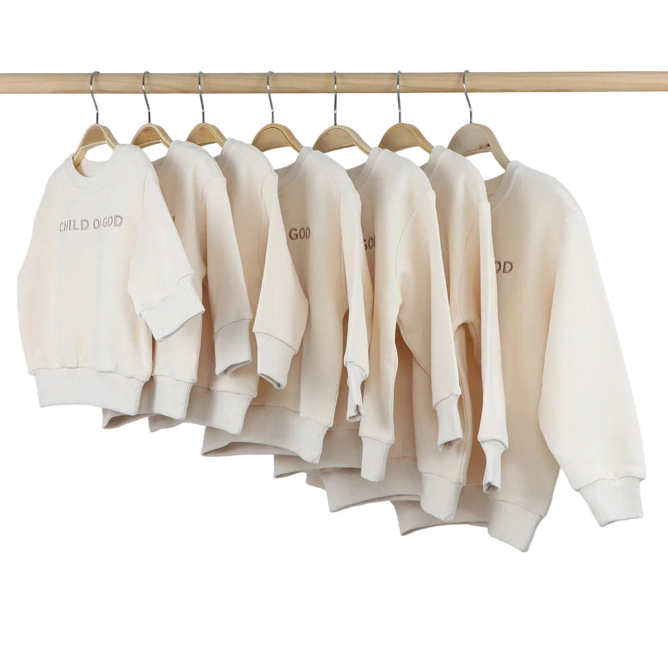 Organic Baby Crewneck Sweatshirt – Child of God Embroidered