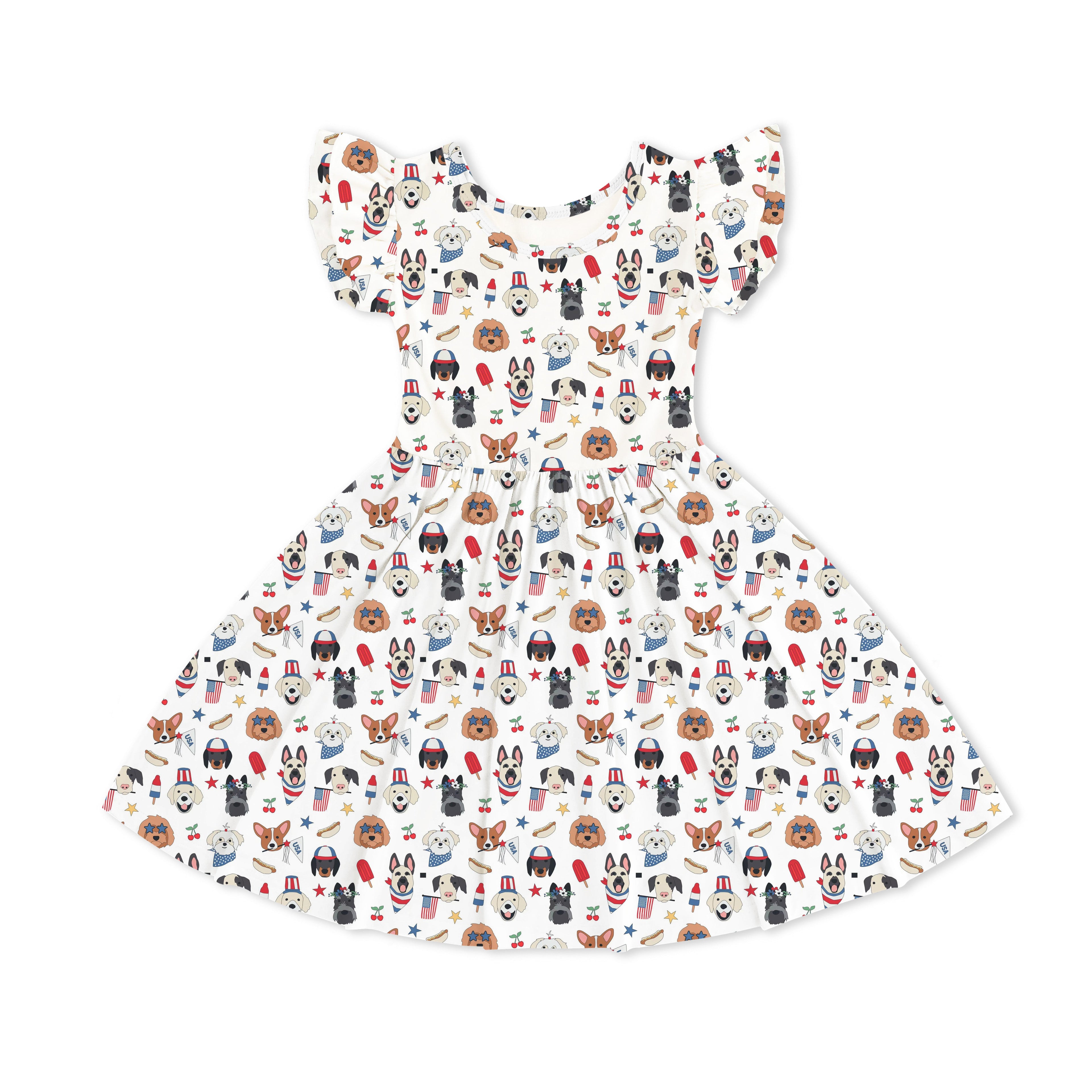 Freedom Dogs (Twirl Dress)