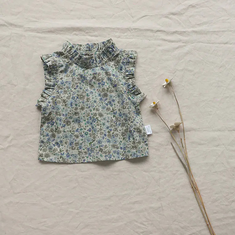 Floral Toddler Girl Summer T-shirt