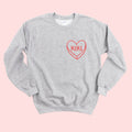 Mama Candy Heart Valentines Day Sweatshirt