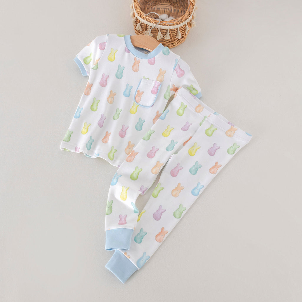 Hoppy Easter Organic Cotton Kids Pajamas