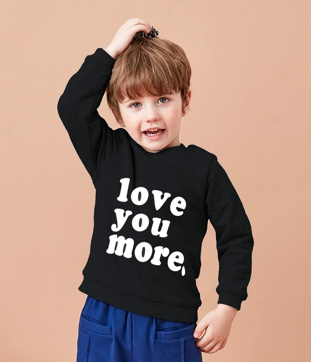 Toddler Boys Valentines Day Love You More Sweatshirt Size 2T - 7 Years