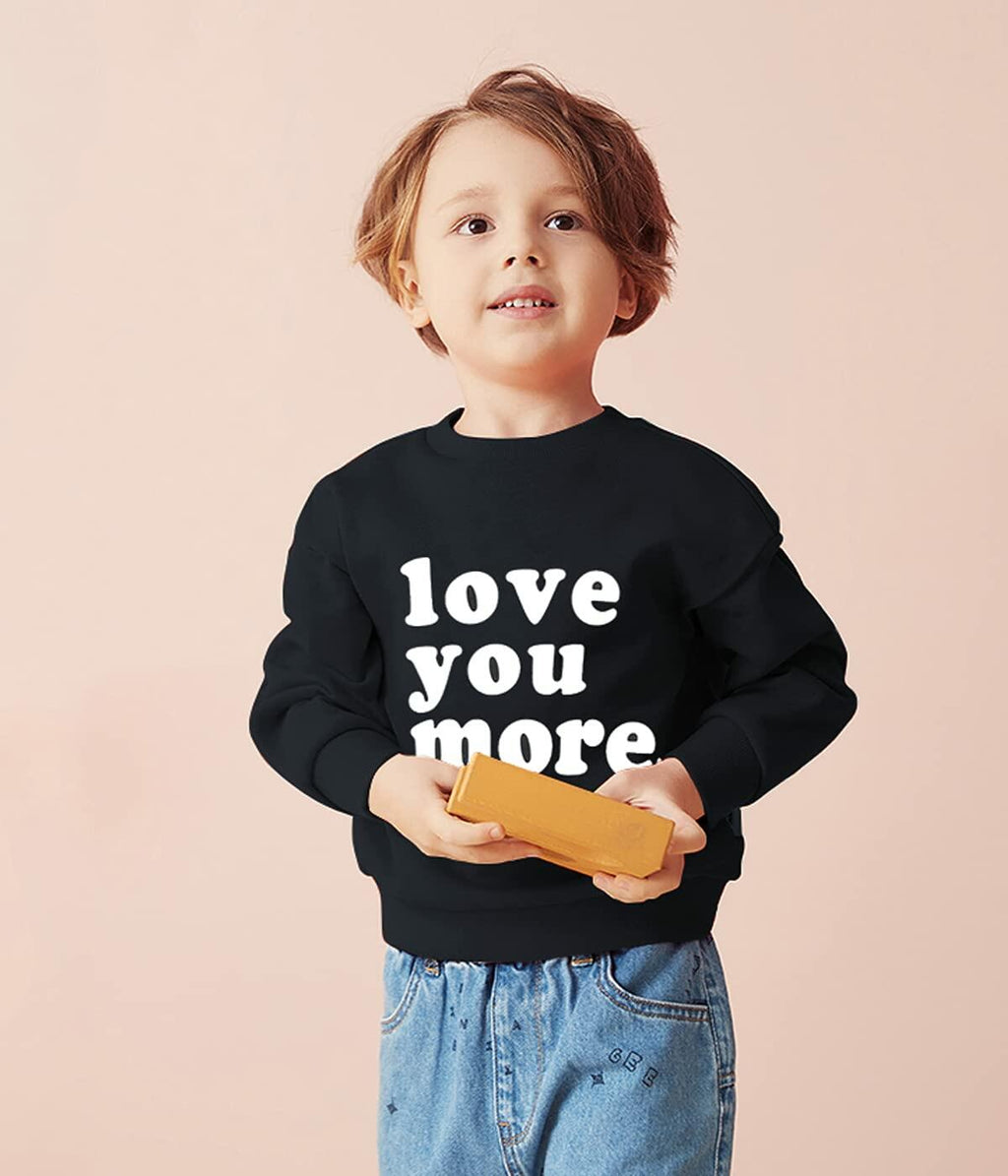 Toddler Boys Valentines Day Love You More Sweatshirt Size 2T - 7 Years