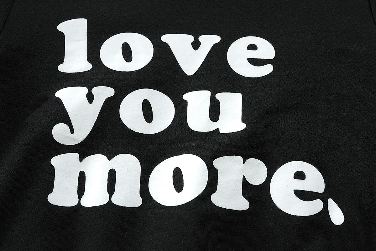 Toddler Boys Valentines Day Love You More Sweatshirt Size 2T - 7 Years