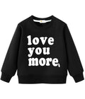 Toddler Boys Valentines Day Love You More Sweatshirt Size 2T - 7 Years