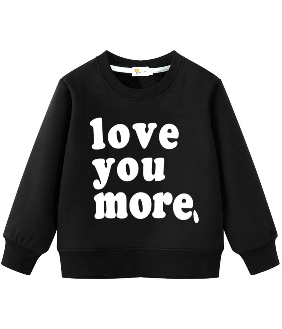 Toddler Boys Valentines Day Love You More Sweatshirt Size 2T - 7 Years