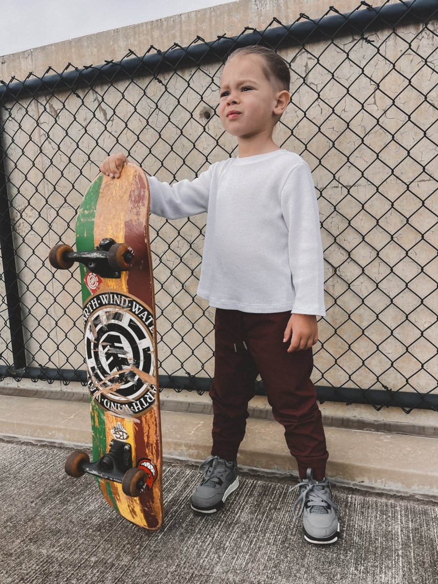 (PRE-ORDER) VETERAN SLIM FIT JOGGER - CRIMSON