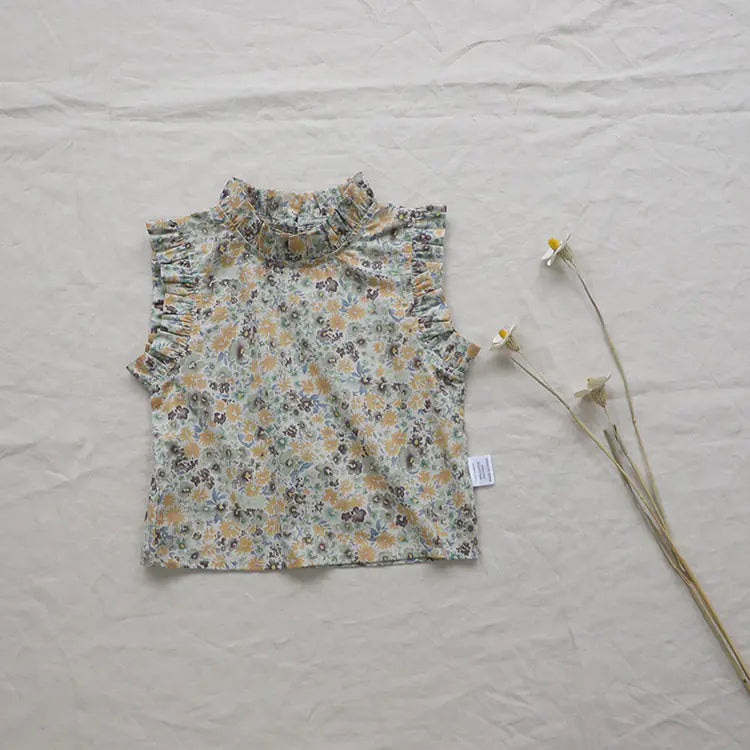 Floral Toddler Girl Summer T-shirt