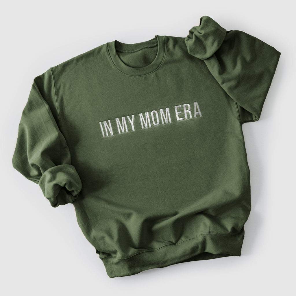 In My Mom Era & In My Baby Era Matching Embroidered Outfits