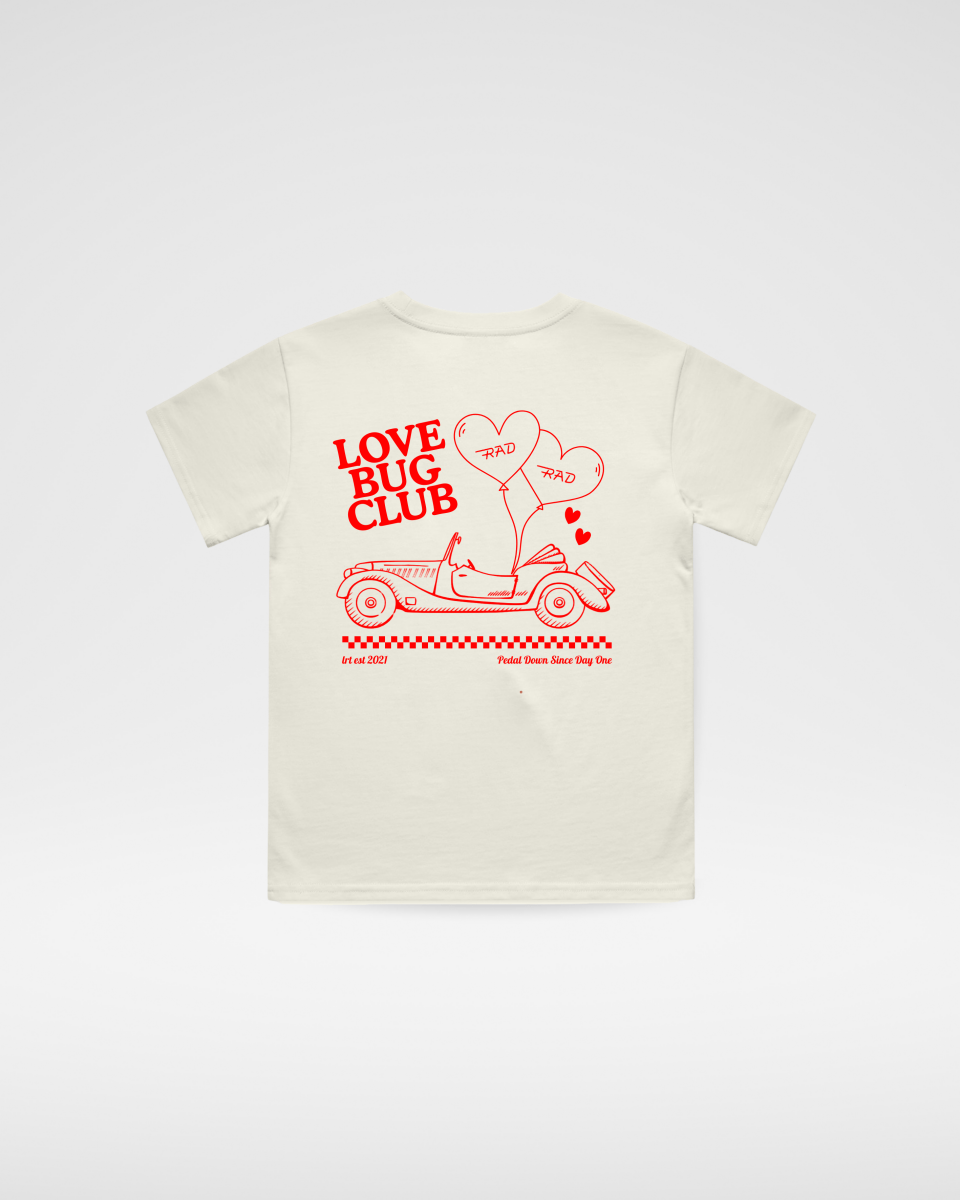 THE LOVE BUG CLUB TEE - VINTAGE CREAM